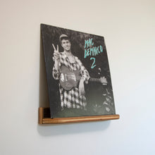 Load image into Gallery viewer, Floating Walnut Vinyl Record Display Shelf