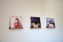 Load image into Gallery viewer, Floating Walnut Vinyl Record Display Shelf