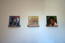 Load image into Gallery viewer, Floating Walnut Vinyl Record Display Shelf