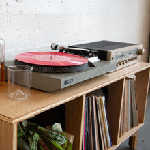 Load image into Gallery viewer, White Oak "B-Side" Vinyl Record Console