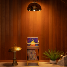 Load image into Gallery viewer, Walnut "Sidekick" Vinyl Record Storage Cabinet