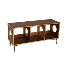 Load image into Gallery viewer, Walnut "B-Side" Vinyl Record Console