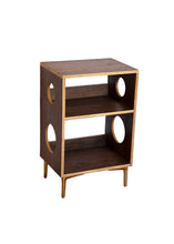 Load image into Gallery viewer, Walnut  "Encore" Vinyl Record Turntable Cabinet