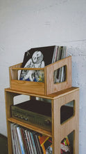 Load and play video in Gallery viewer, White Oak "Soundcheck" Vinyl Record Crate