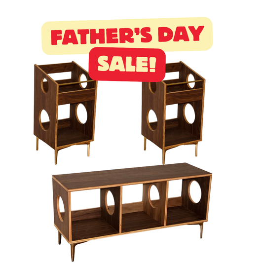 Father's Day Bundle: (2x) Walnut "Sidekick" + (1x) Walnut "B-side"