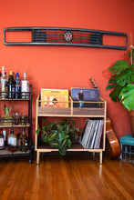 Load image into Gallery viewer, &quot;The Double Sidekick&quot; Walnut Vinyl Record Storage Cabinet
