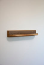 Load image into Gallery viewer, Floating Walnut Vinyl Record Display Shelf
