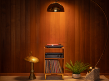 Load image into Gallery viewer, &quot;The Encore&quot; Walnut Vinyl Record Turntable Cabinet
