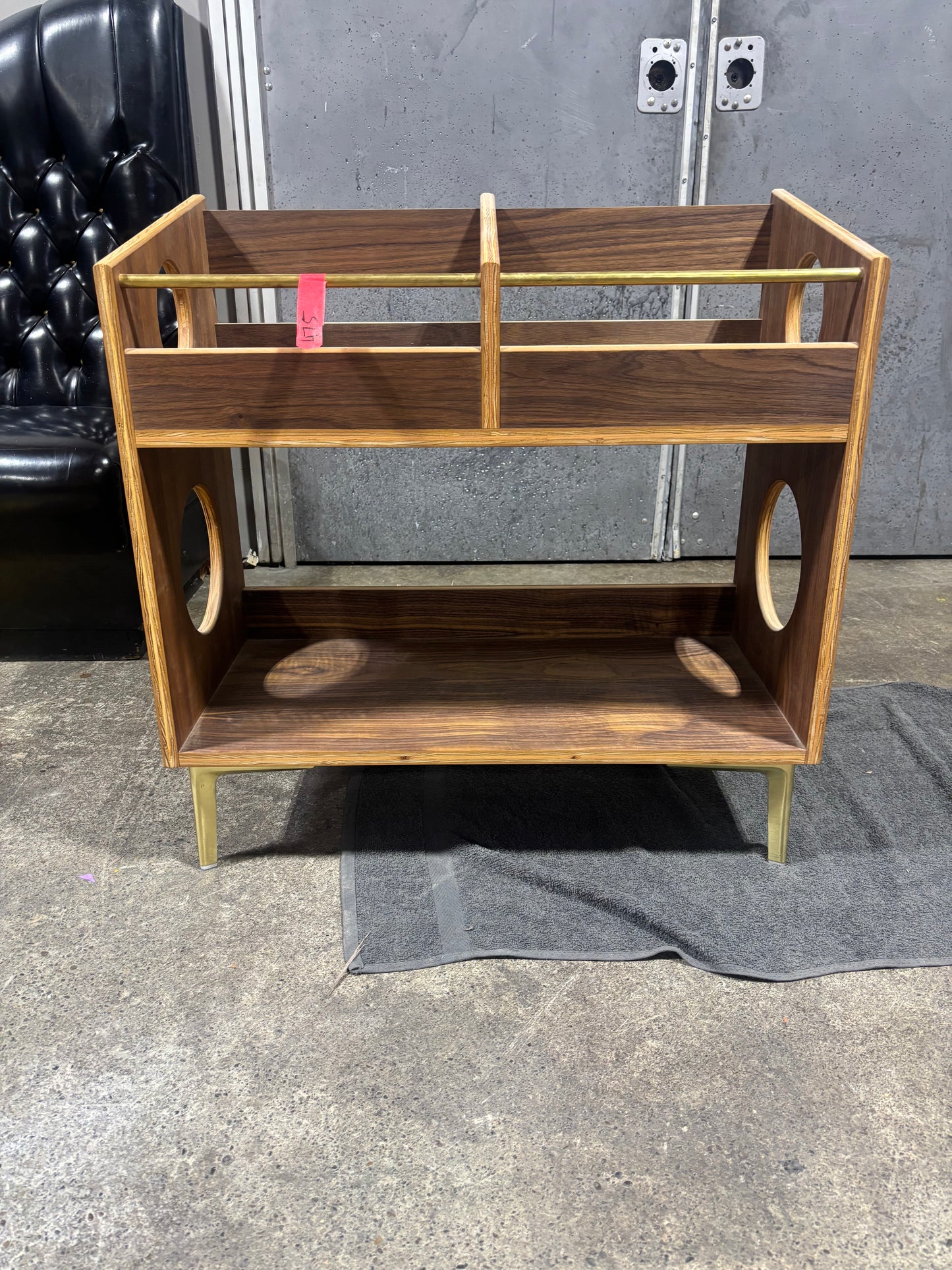 Walnut 'Double Sidekick' #1 Seconds Sale - Veneer Burn