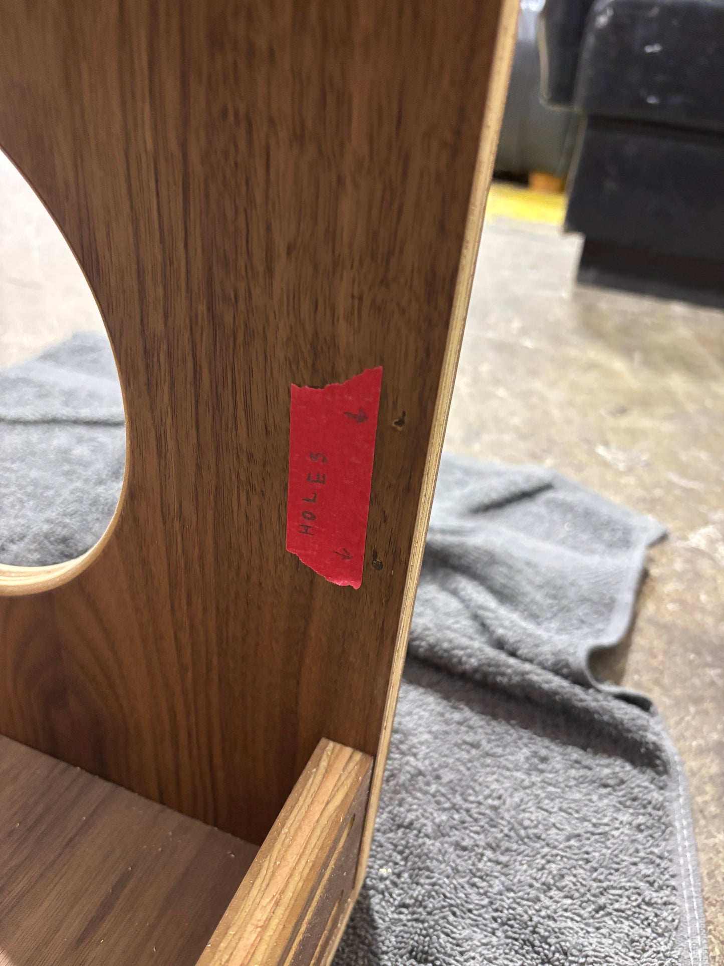 Walnut 'Sidekick' #5 Seconds Sale - Screw Holes