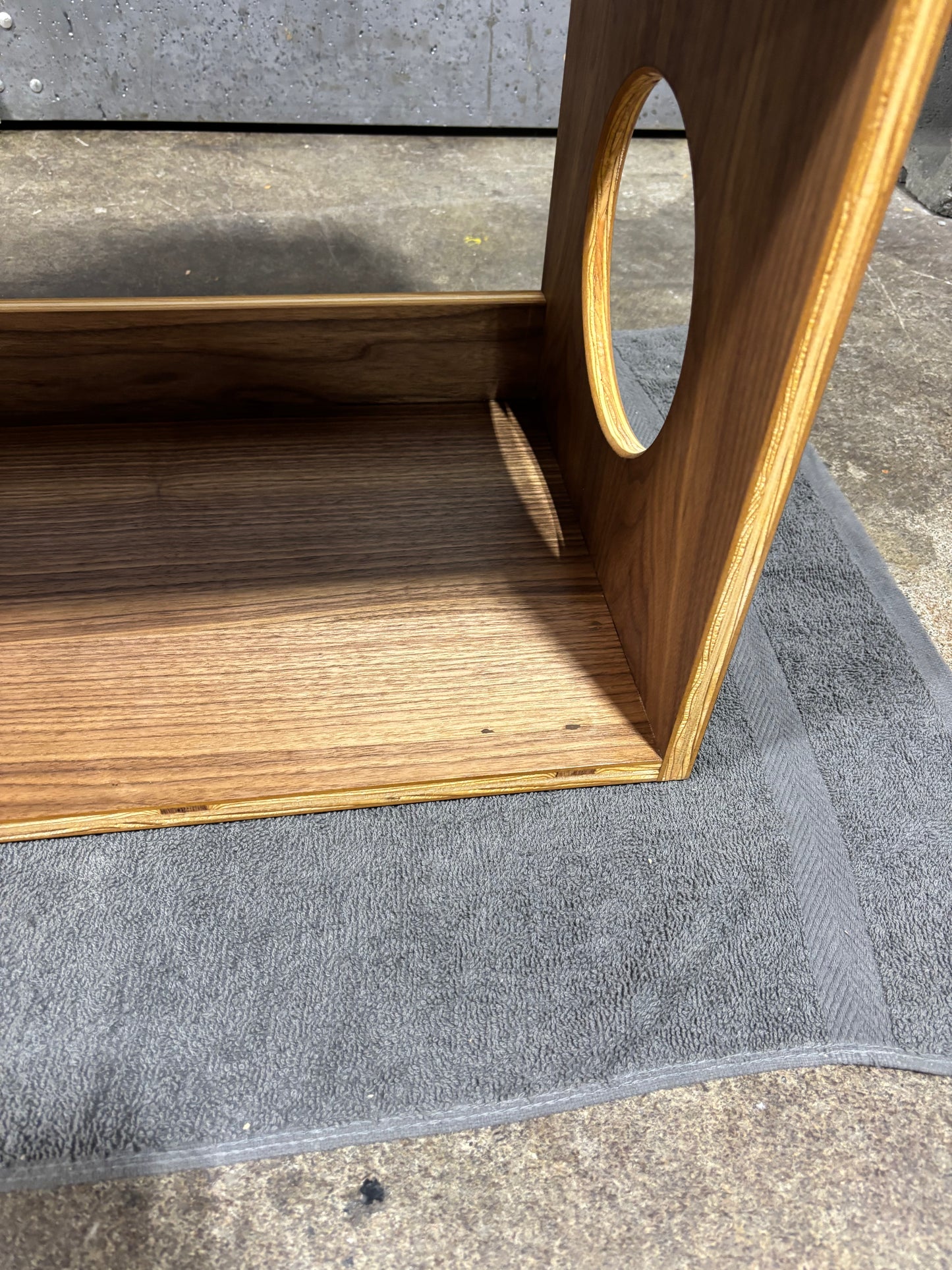 Walnut A-side #1 Seconds Sale - Drill Thru