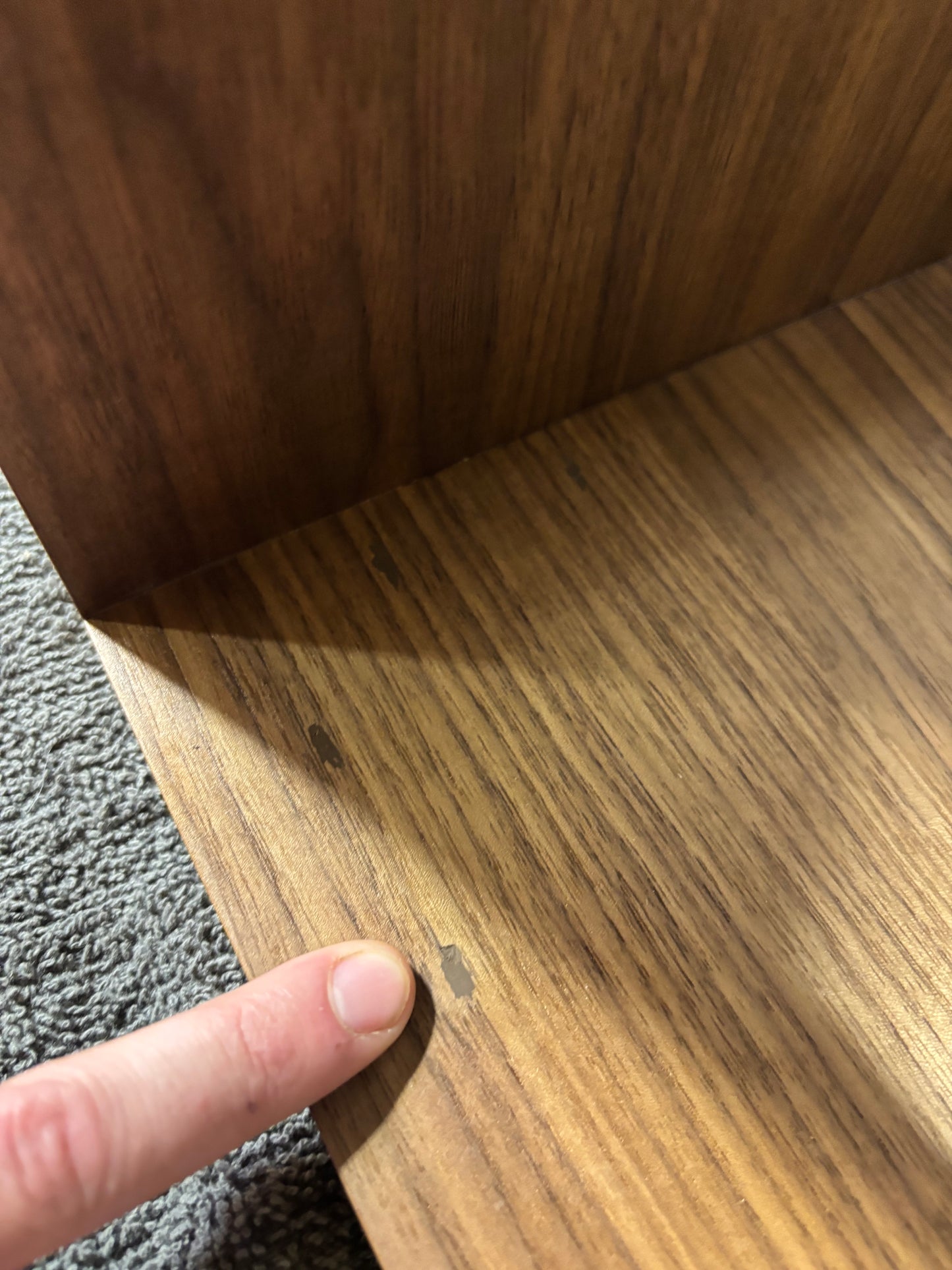 Walnut A-side #1 Seconds Sale - Drill Thru