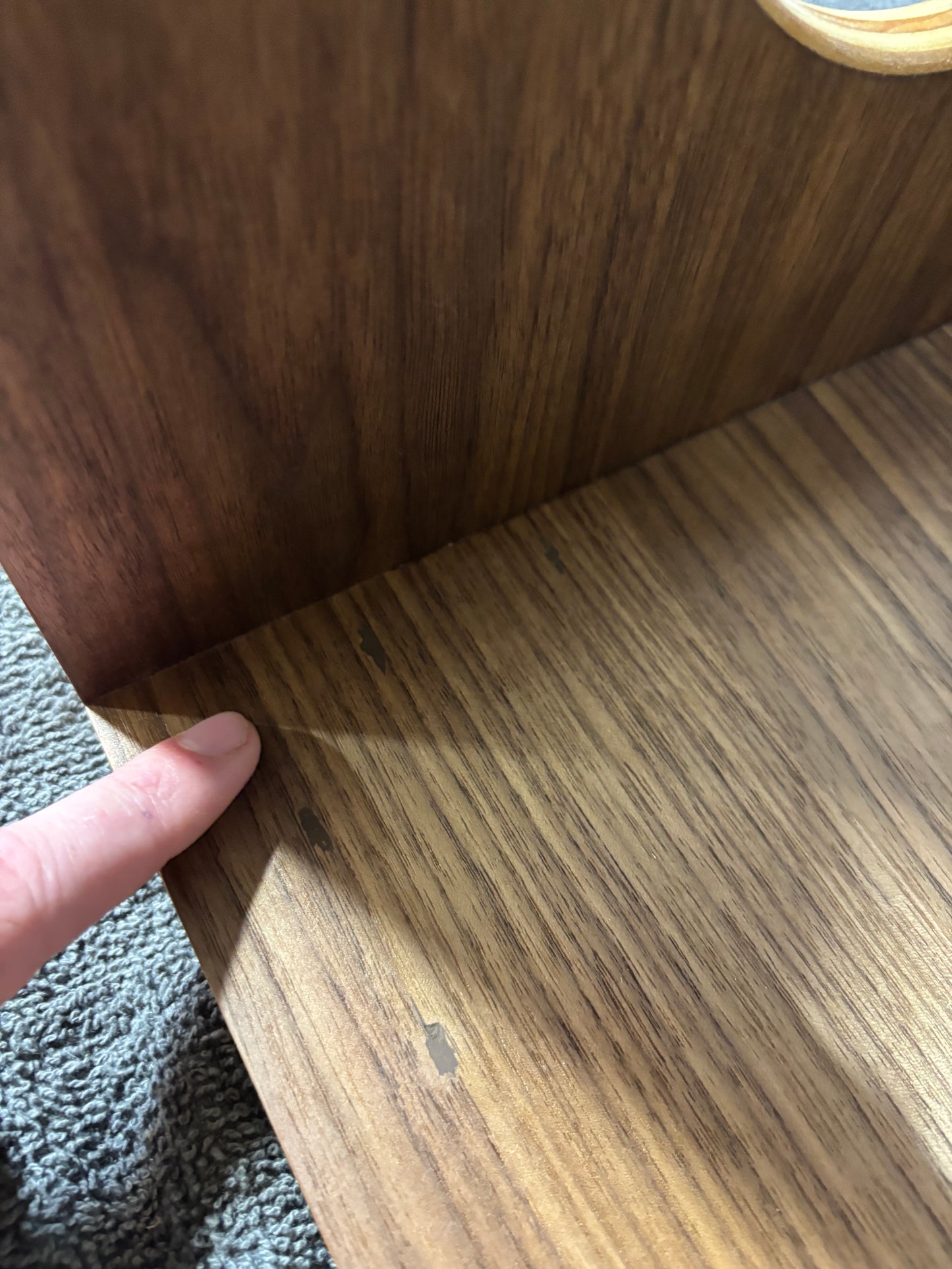 Walnut A-side #1 Seconds Sale - Drill Thru