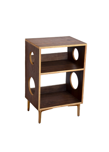 Walnut  "Encore" Vinyl Record Turntable Cabinet