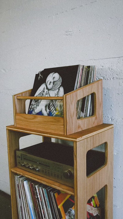 White Oak "Soundcheck" Vinyl Record Crate